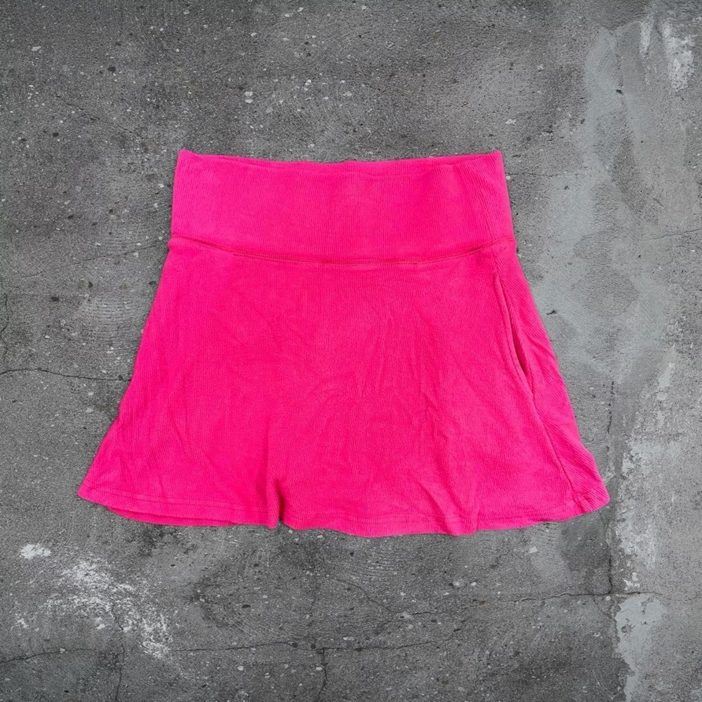 coquette athletic skort pink gym pilates tennis sporty mini skirt small